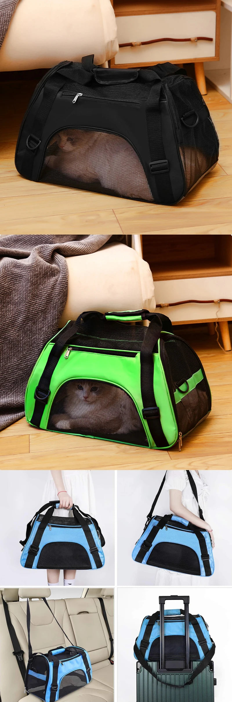 Pet Travel Bag, Airline Approved Luggage Bag