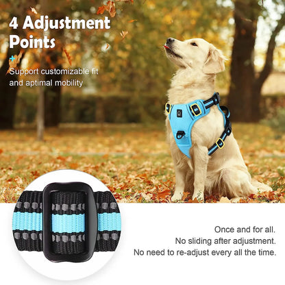 No Pull Dog Harness, Adjustable Soft
