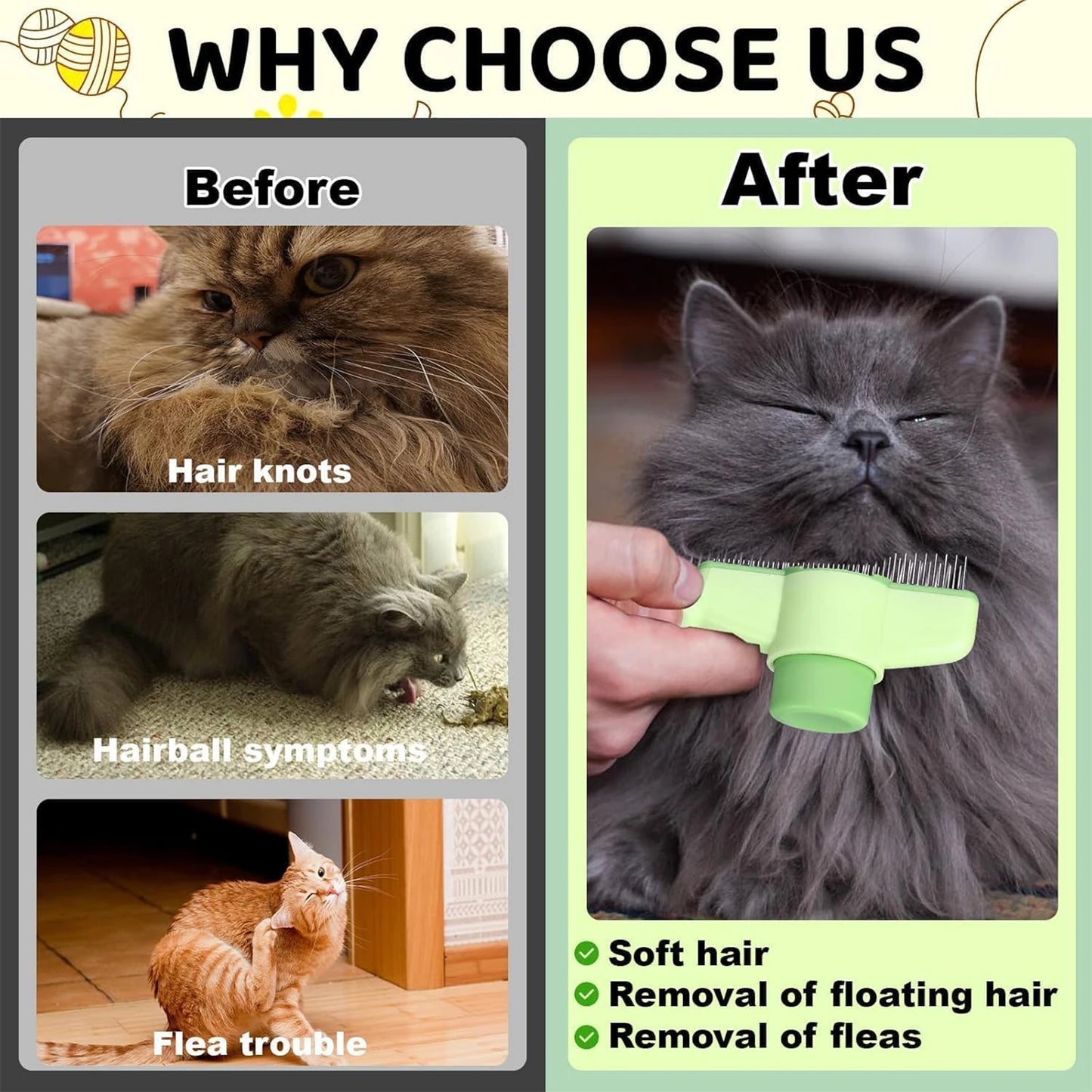 Pet Grooming Brush – Dogs/Cats