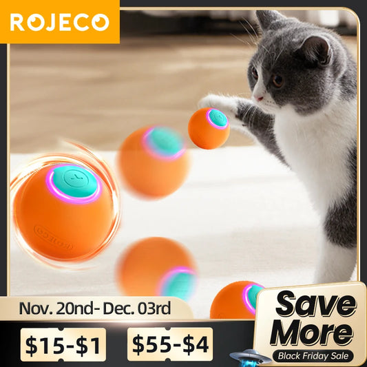 Smart Interactive Cat Bouncing Ball Automatic