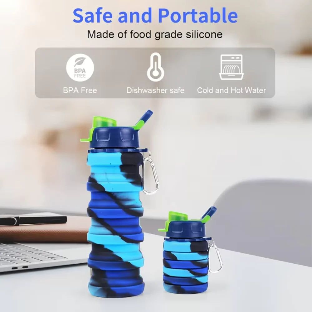 Folding Sports Water Bottles