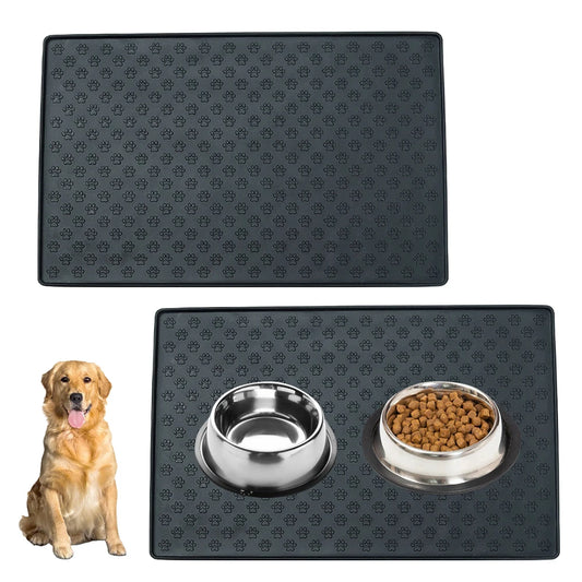 Silicone pet feeding mat